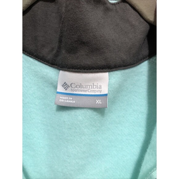Columbia Men's Hart Mountain II Half-Zip Pullover Sweatshirt Sz XL NWOT Seafoam - Picture 3 of 6